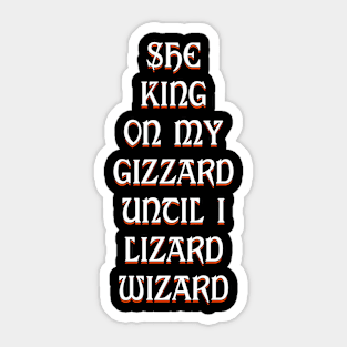King Gizzard and the Lizard wizard Sticker